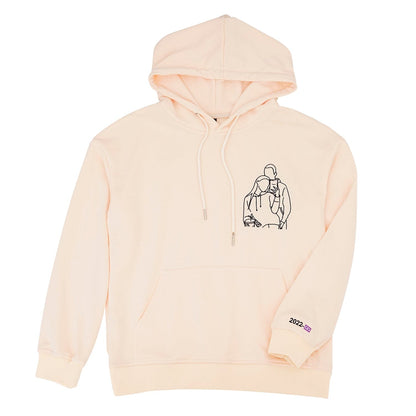 Custom Embroidered Line Drawing Hoodie(buy 2 free shipping❤️)